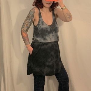 OBEY Tye Dye Tank Dress with Pockets